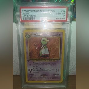 Pokémon Psa 10 First Edition Xatu (Neo genesis)